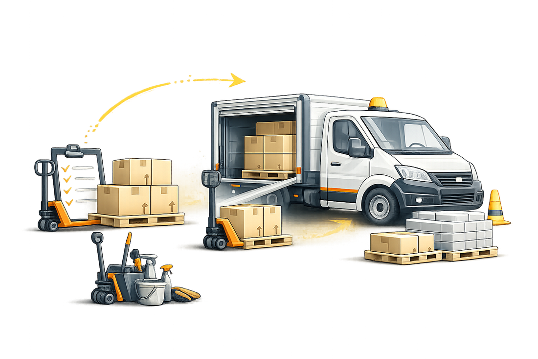Trimi Palvelut Oy:n työmaapalvelut yhdellä kumppanilla: siivous, logistiikka, varastointi ja jätehuolto
